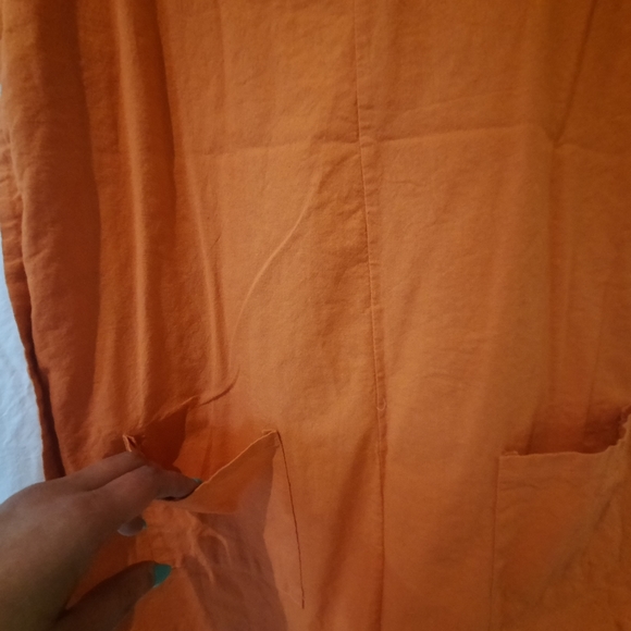 Casual Orange dress, size Lg - Picture 4 of 4